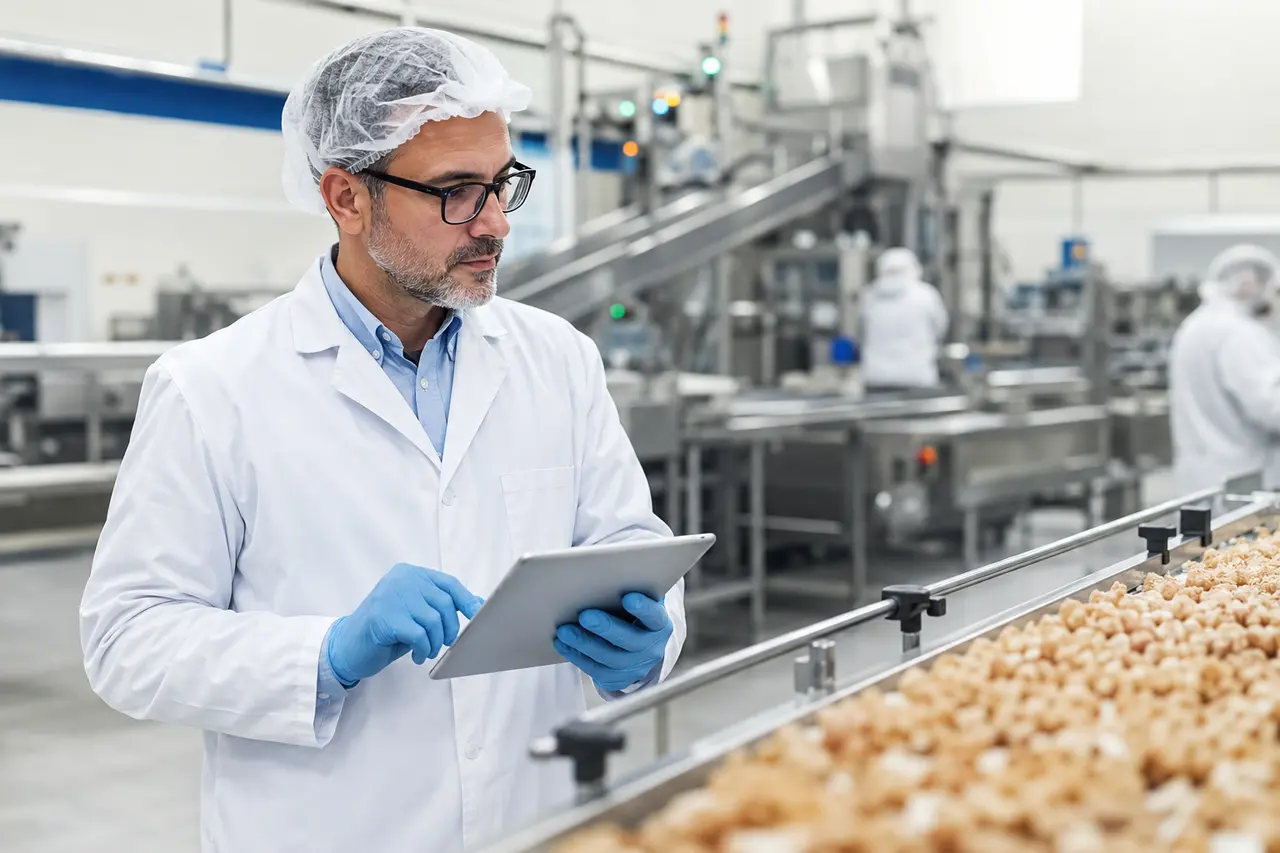Responsabile qualità in una produzione alimentare