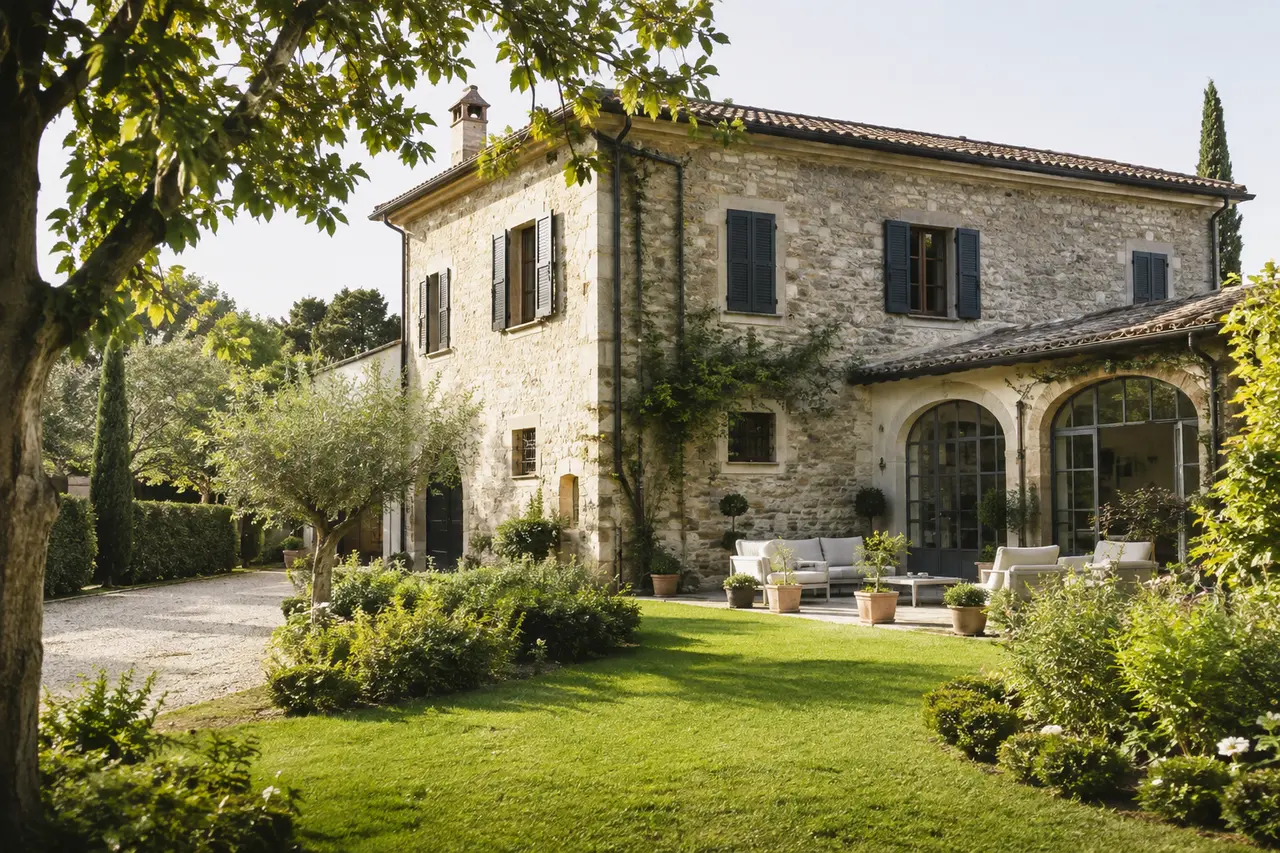 Casa di campagna restaurata con giardino